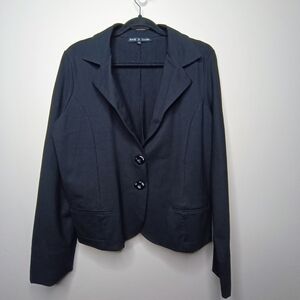 Rock 'N Karma Classic Black Blazer - Miracle Fabric - Plus Size 2X